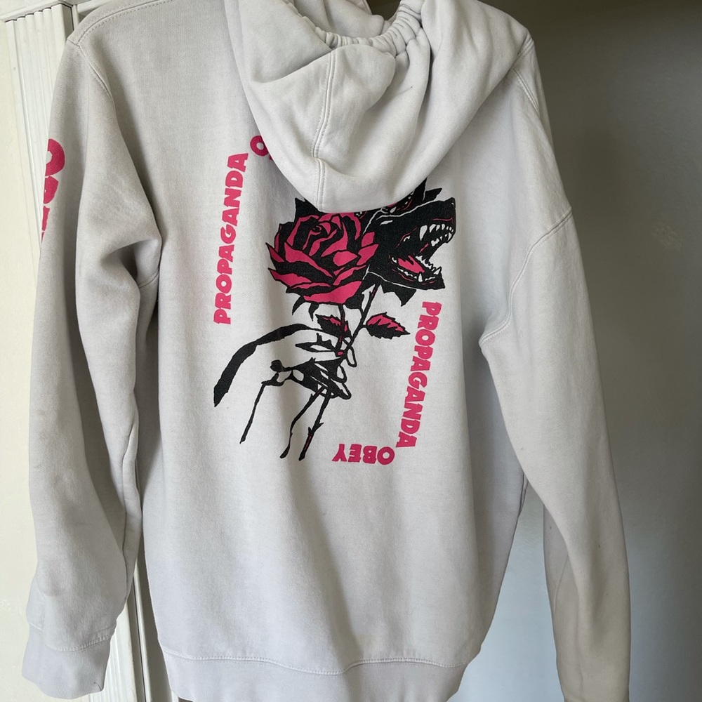 White Obey Propaganda Women’s Medium Hoodie
